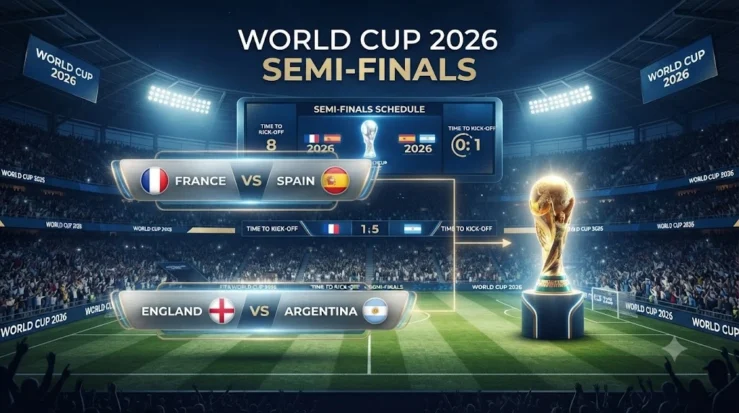 FIFA World Cup 2026 Semi-Finals Set - France vs Spain, England vs Argentina Promise Epic Battles