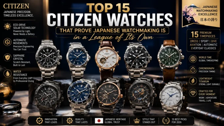 Top 15 Citizen Watches That Prove Japanese Watchmaking Is in a League of Its Own