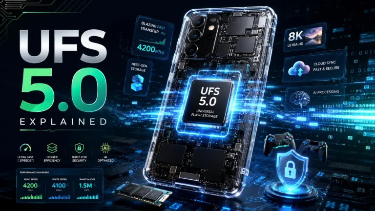 UFS 5.0 Explained — The Smartphone Upgrade That Will Make Every App, Photo, and AI Feature Feel Faster UFS 5.0 Explained — The Smartphone Upgrade That Will Make Every App, Photo, and AI Feature Feel Faster