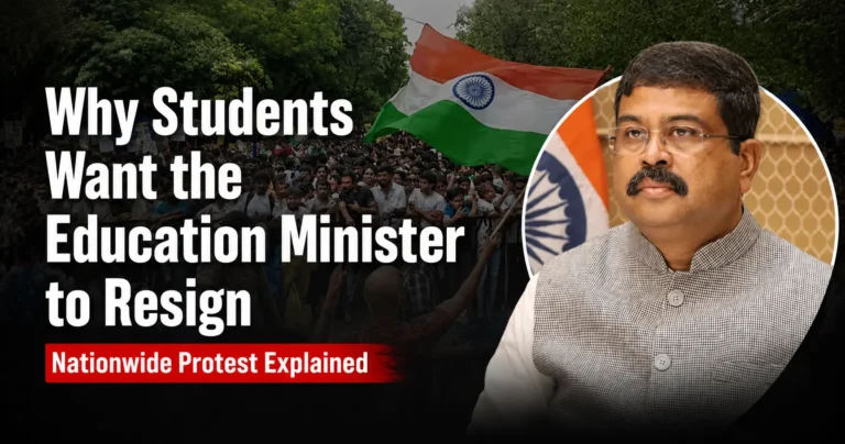 Know the reason why the students are demanding the education minister's resignation