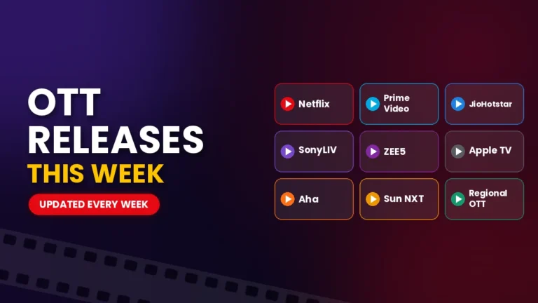 OTT releases this week on Netflix, Prime Video, JioHotstar and regional OTT