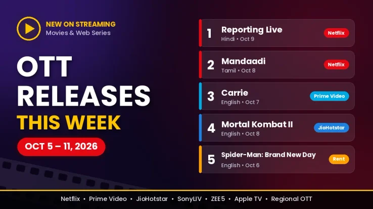 ott releases this week from october 5 to october 11