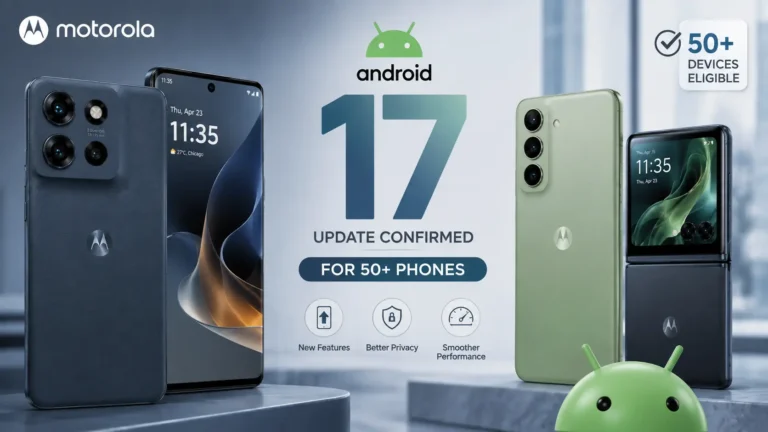 Motorola Confirms Android 17 Update for Over 50 Phones: Check If Your Device Is on the List Motorola Confirms Android 17 Update for Over 50 Phones: Check If Your Device Is on the List