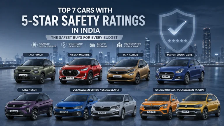 Top 7 Cars With 5-Star Safety Ratings in India — The Safest Buys for Every Budget Top 7 Cars With 5-Star Safety Ratings in India — The Safest Buys for Every Budget