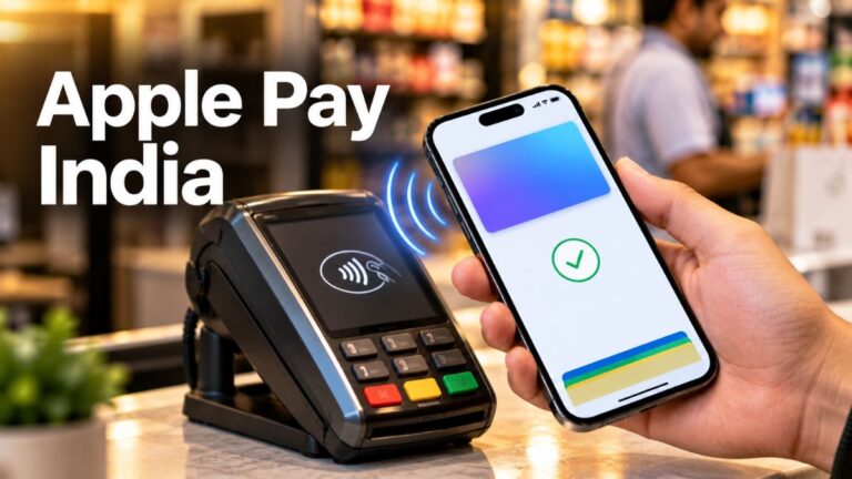 Apple Pay India Launch: Supported Cards, Banks and How to Use Apple Pay India launch showing iPhone tap-to-pay on a contactless card terminal