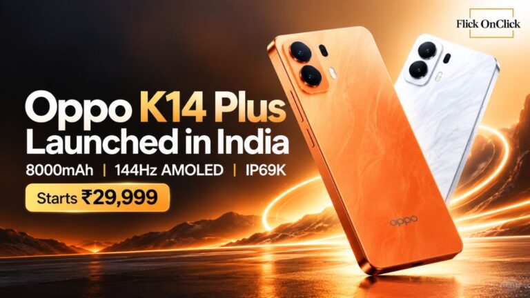 Oppo K14 Plus Launched in India: Price, Specifications, Sale Date and Offers Oppo K14 Plus