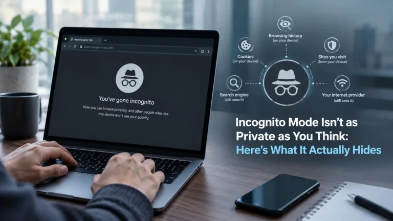 Incognito Mode Isn’t as Private as You Think: Here’s What It Actually Hides Incognito Mode Isn't as Private as You Think: Here's What It Actually Hides
