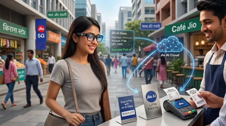 Say Goodbye to the Phone Scan: Jio’s New AI Glasses Make UPI Payments Hands-Free Jio AI Smart Glasses Could Let You Make UPI Payments Without a Phone