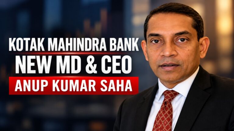 Anup Kumar Saha new MD and CEO of Kotak Mahindra Bank
