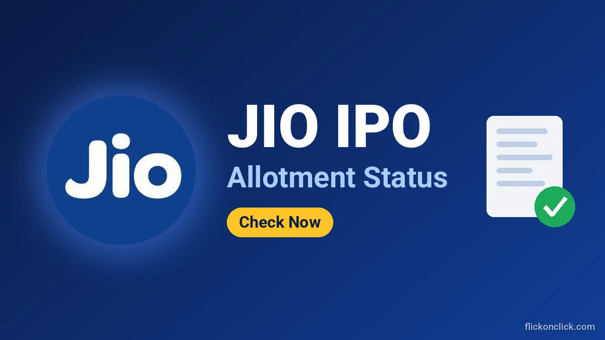 Pinterest Chech Jio IPO Allotment Status: How To Check, Odds And Next Steps