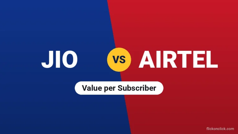 Jio vs Airtel valuation per subscriber comparison