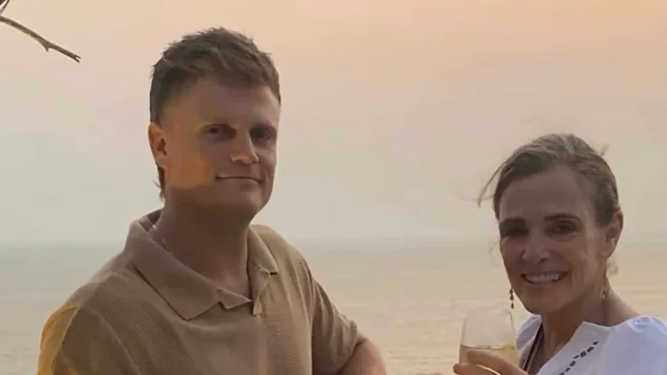 Ryan Rickelton with his mother Penny Rickelton