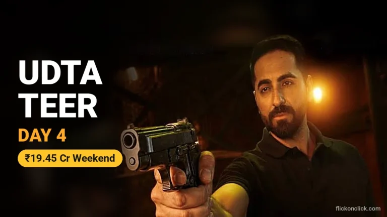 Ayushmann Khurrana in the Udta Teer poster, box office collection Day 4 after Rs 19.45 crore opening weekend